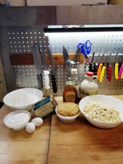 Honey Maple Almond Bars_Ingredients