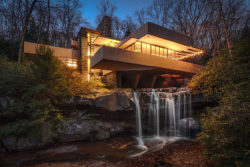 Photo by Andrew Pielage of Fallingwater’s exterior