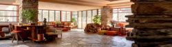Photo of the Fallingwater living room