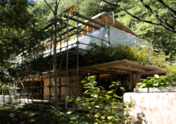 Current location of scaffolding - to be removed by the end of October