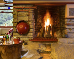 Fallingwater Fireside Living Room