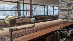 View of Fallingwater in the winter