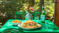 Food at the cafe
