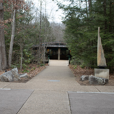 Entrance to the Fallingwater Visitor Center
