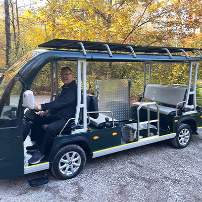 solar powered shuttle service