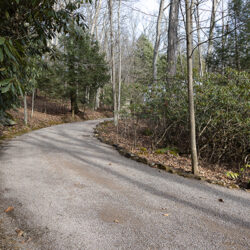 Sloped driveway