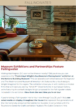 Fallingwater eNewsletter - Summer 2024