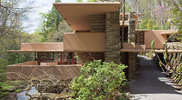 Fallingwater east elevation
