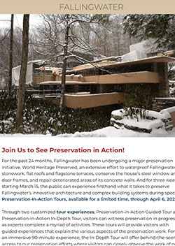 Fallingwater eNewsletter - Summer 2025