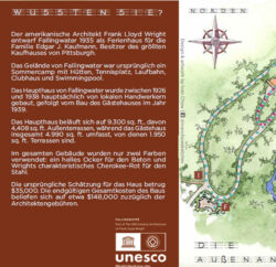 Visitor guide in German language