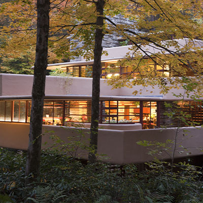 Fallingwater in the fall - exterior
