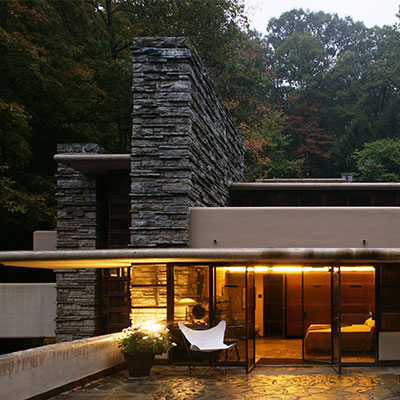 Fallingwater in the fall - exterior