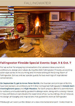 Fallingwater eNewsletter - Fall 2025