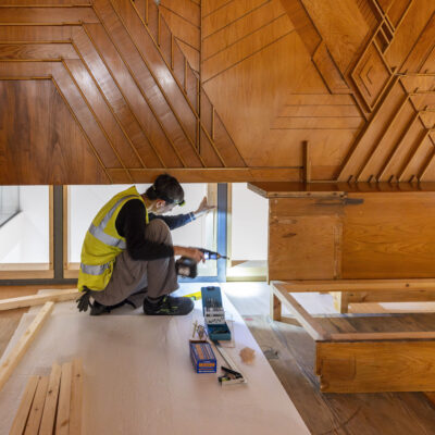 Kaufmann office installation on 11/13/2023 ©V&A Museum