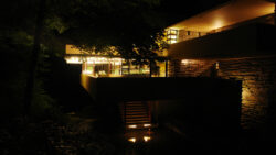 Fallingwater at night