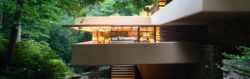 Fallingwater in the summer
