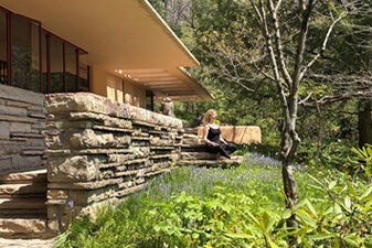 Chrissy Carter at Fallingwater